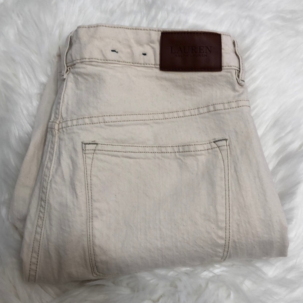 Ralph Lauren cream  jeans premier straight  12 - Picture 6 of 6